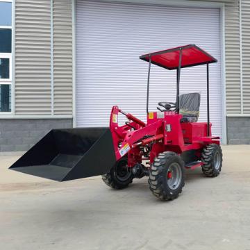 Small electric four-wheel awning loader