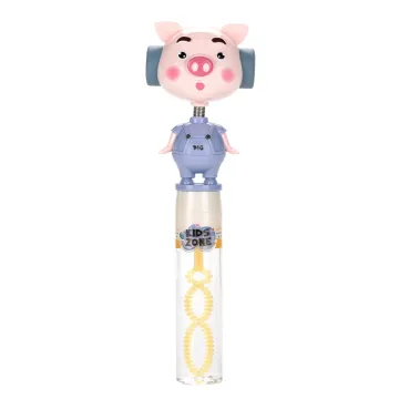 Purple wiggle giggle pig candy toy