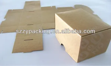 foldable kraft paper carton box