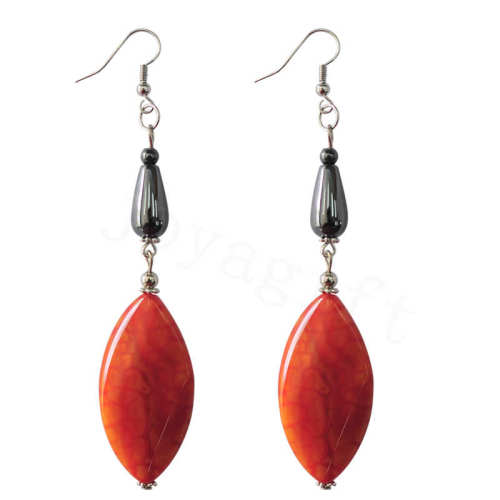 Natural Gemstone Agate Earring