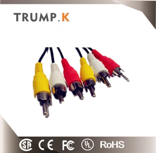 Wholesale Good Quality High Quality Gold Connector RCA Audio Video Cable