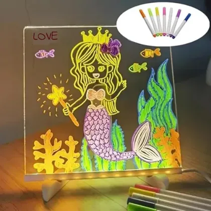 LED Light Drawing Board & Message Board