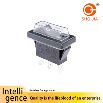 Interruptor basculante en forma de barco R11-112