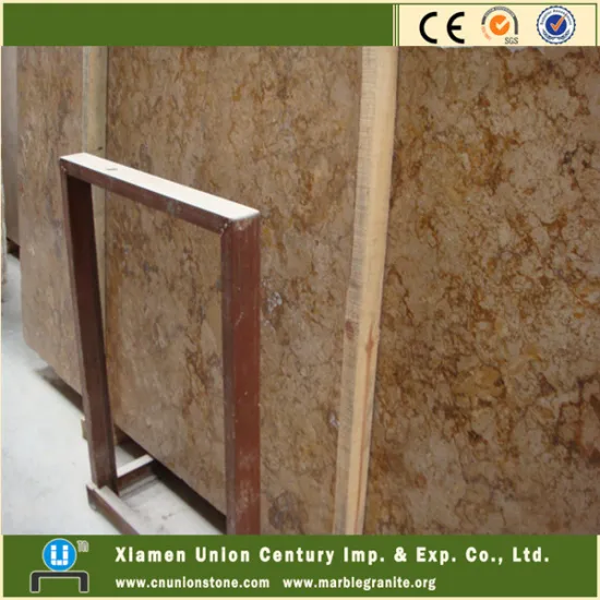 Natural Golden Van Gogh travertine price