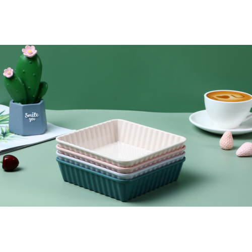 unbreakable square deep serving tray