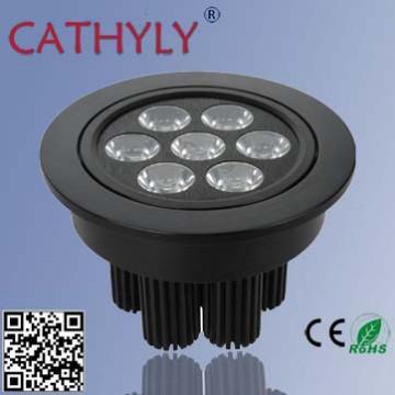 Cathyly_7w _One to One Cooling_Movable Anodize Aluminum LED down light