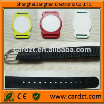 ABS&Nylon hi tag wrist band tag