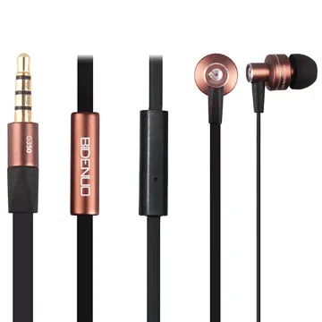 3.5mm plug noise cancelling oem earphone