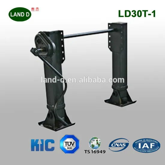 Semi Trailer Container 19 Inches Gearbox Outboard One Handle Jack Gear Weld 30T Truck Supporting Legs