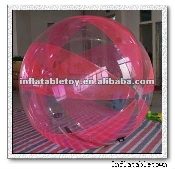 inflatable red water walking ball