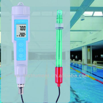 PH meter with external sensor