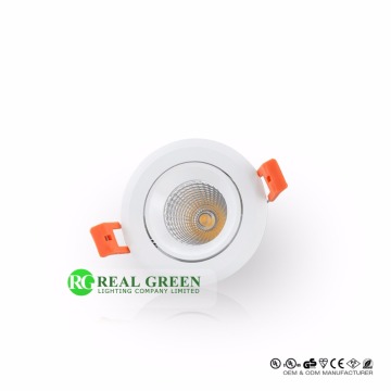 5W AC100V-265V led down light Dimmable COB CE ROHS led downlight