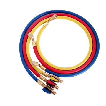 High-Pressure Charging Hose for R410, R32, and Air Conditioning Systems (4000psi)