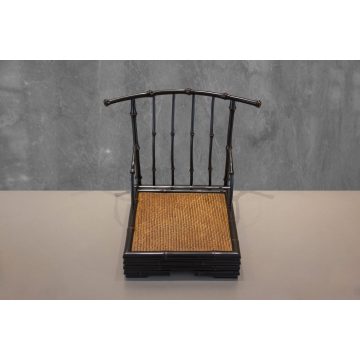 Zen-Stuhl im Ming-Stil aus Bambus