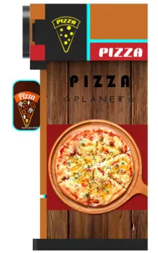 commercial pizza vending machine for malls