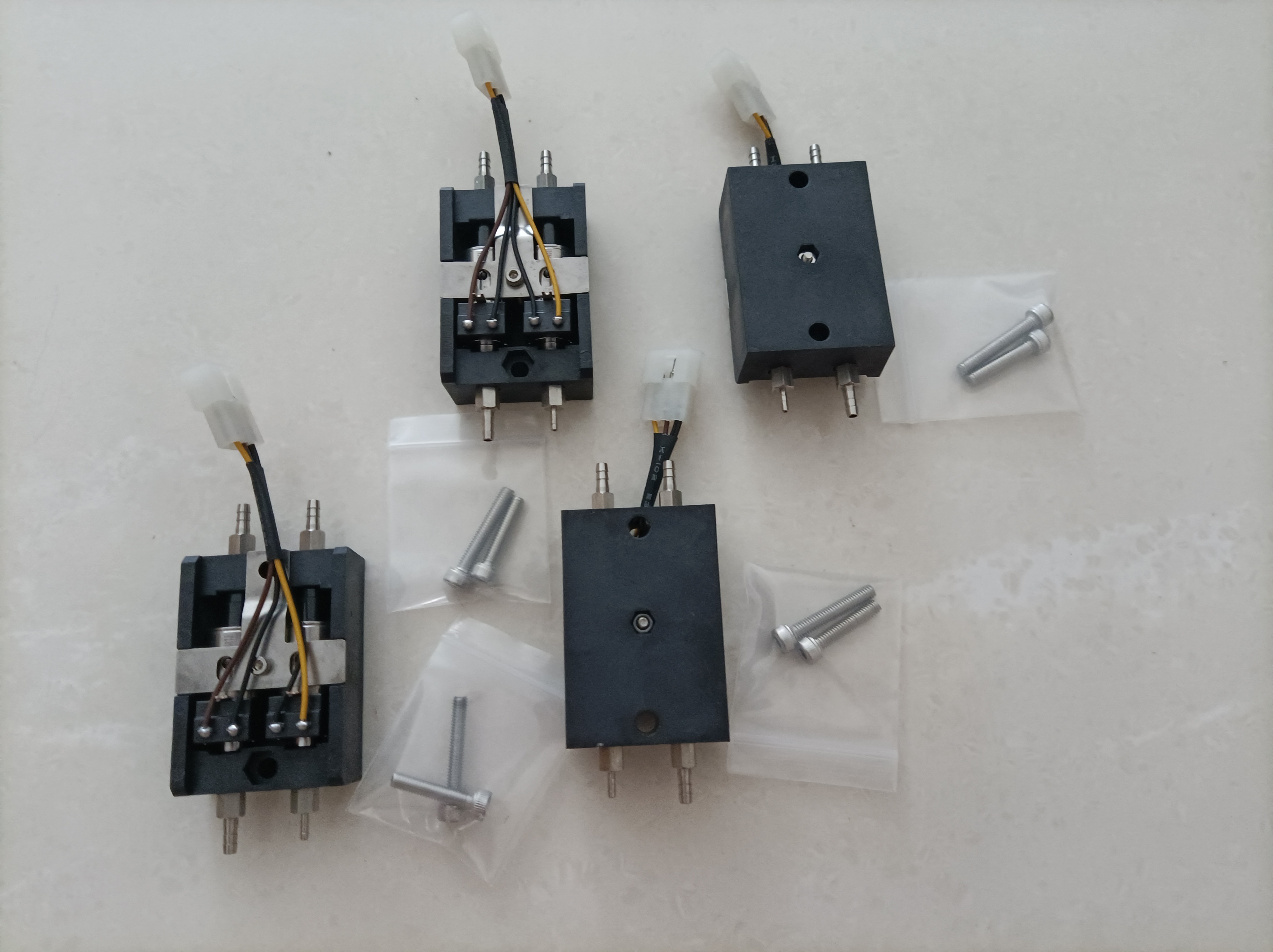 Imaje ENM10133 electrovalve block with 2pcs solenoid valve inside for MarkemImaje CIJ printers S4 S7 S8 9020 9030 90403
