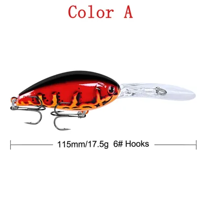Hot Sale 115mm 17.5g Hard Bait for Bass and Barracuda