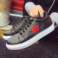 single Shoes Sneakers Embroidery patch Flower New