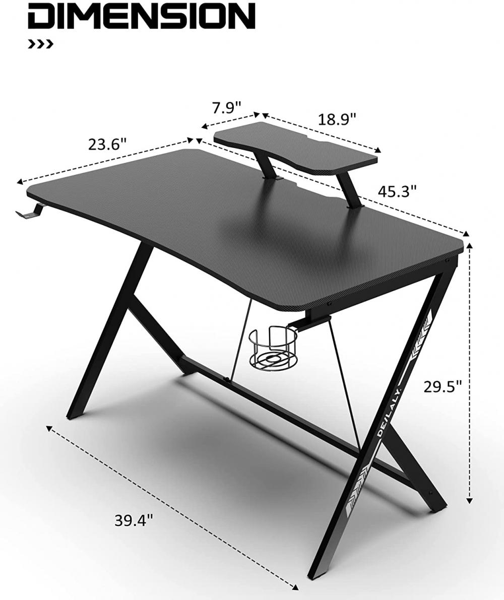 Gaming Desk With LED Lights