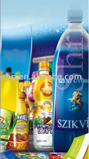 PET Heat Shrink Wrap Plastic Film For Bottle Shrink Sleeves