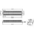 3.0 Dual Slot Männliche H2.2-Board-to-Board-Stecker