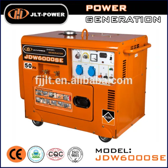 Silent welder generator with recoil or electric start