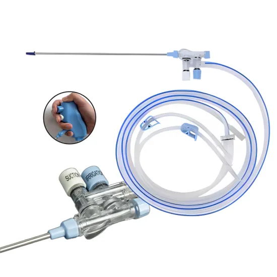 Medical Grade Silicone Irrigation Tubing and Pump Set for Endoscopic Procedures