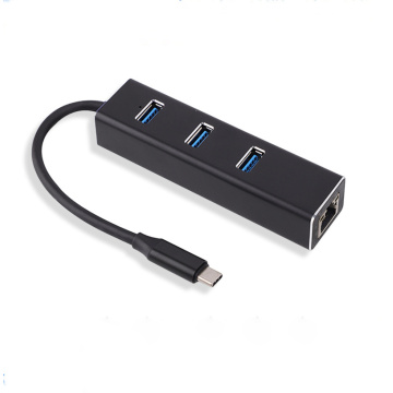 4 IN 1 USB Hub C With Lan