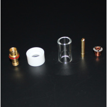Tig Kit TIG Welding Torch Collet Gas Lens Short Glass Cup For WP SR 17 18 26