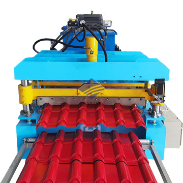 PPGI Steel Coil Roof Sheet Glazed Q Tile Forming Panel Rolling Machine