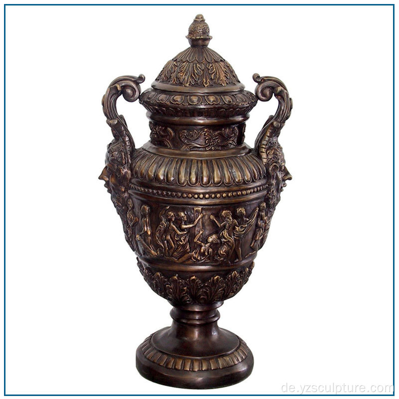 Antike griechische religiösen Bronzeskulptur Vase für Verkauf