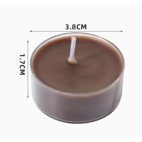 White tealight candle tea candle clear holder