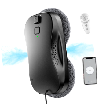 Smart Phone App Controlled Window Cleaning Robot - Electric Window Cleaners Kit for Smart Homes