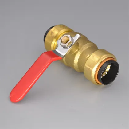 Sharkbite Style (Push-Fit) Push to Connect Lead-Free Brass Coupling-Tee