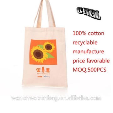 promotional customized cotton shopping bag