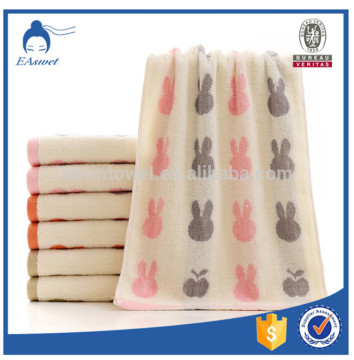 Promotional Gift Face Towel , Custom Anti-bacterial Face Towel Cartoon Printed