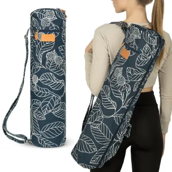 Customized Yoga Mat Gym Bag with Waterproof Canvas and Adjustable Straps