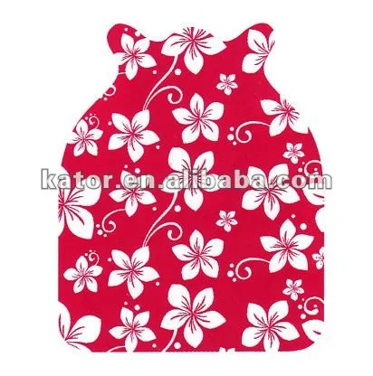 white red flower foldable plastic vase