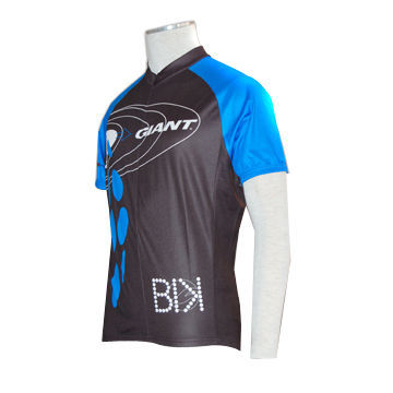 Short-sleeved cycling uniform top