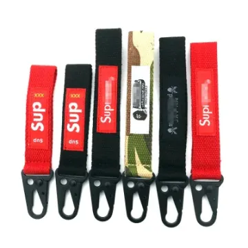 Custom Polyester Wrist Strap Keychain Lanyard Nylon Keyring Strap