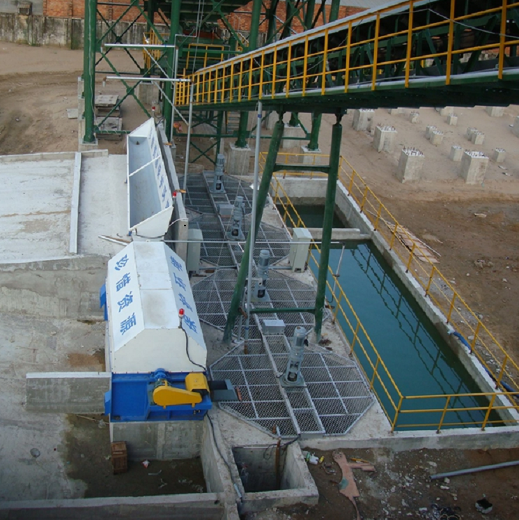 Système de récupérateur en béton dans les usines de lots en béton