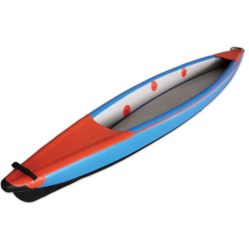 High Pressure Drop Stitch Inflatable 3-Person Pedal Kayak for Lake and River Watersports