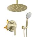 Modern Brass Single Handle Bathroom Shower Set