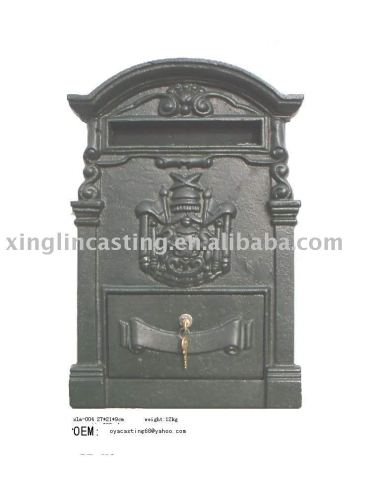 cast iron letter box