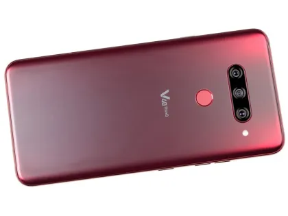 GSM-FIX Original V405 LM-V405 6.4 Inch OLED HDR10 Screen 6GB+128GB Unlocked Phone for LG V40 ThinQ