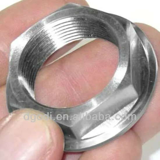 small stainless steel hex socket head nut