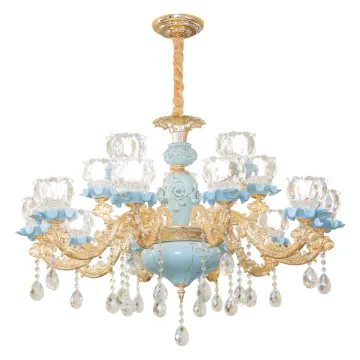 INSHINE Blue Crystal Pendant Lights