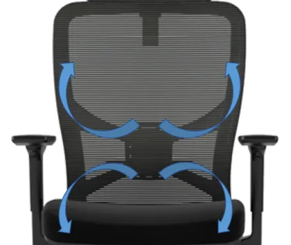 2023 Revolving Ergonomic Mid Back Office Chair
