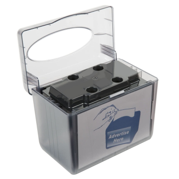 Factory Direct Napkin Dispenser - Rectangular ABS Plastic Fullfold Interfold Tabletop Holder