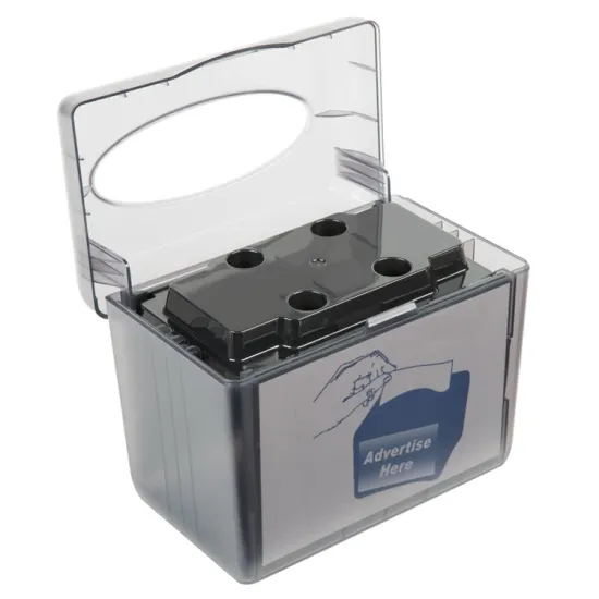 Factory Direct Napkin Dispenser - Rectangular ABS Plastic Fullfold Interfold Tabletop Holder